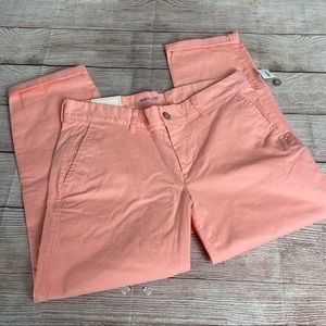 NWT Gap salmon pink khakis pant
